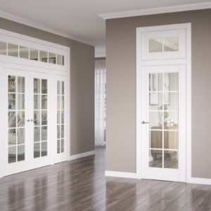 Противопожарная перегородка с фрамугой / серия FRM5335